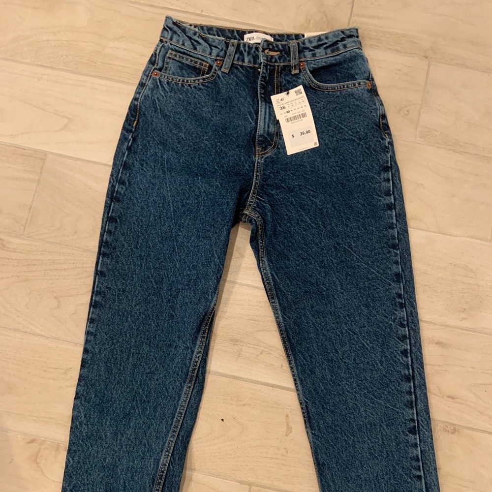 ZARA mom fit jeans NWT